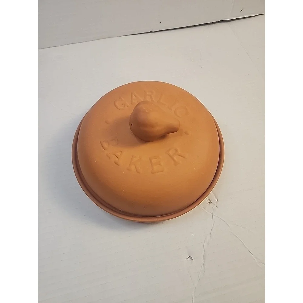 Terracotta Garlic Baker Kitchen Gadget‎ Garlic Keeper